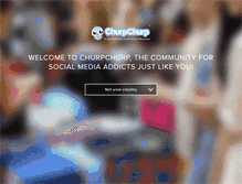 Tablet Screenshot of churpchurp.com